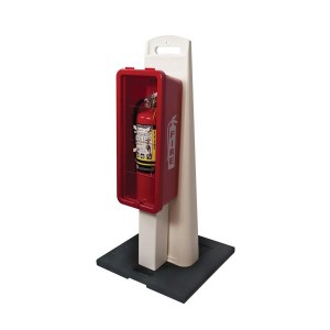Fire Extinguisher Cabinet Stand Combo 10-Pound