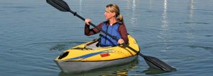 Use the Firefly Compact Kayak on the Lake