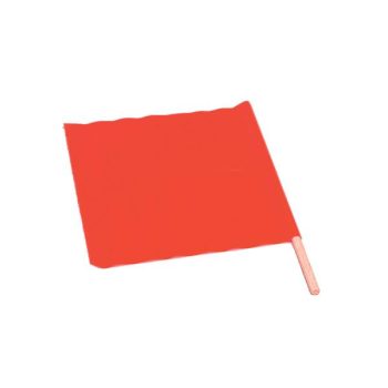 TruForce Orange Traffic Control Flag - PVC - 18in x 18in