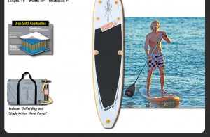 Hula 11 SUP for Surfing, Kayaking, Paddleboarding