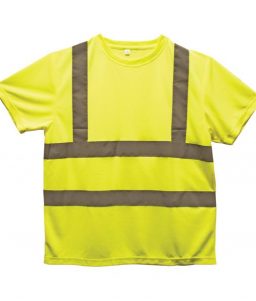Lime Color Hi-Visibility Safety T-Shirt