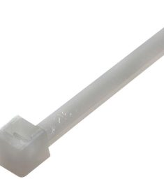 Medium Strength Miniature Plastic Cable Ties - Zip Straps - 40-Pound, 5-Inch