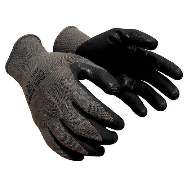 XL TruForce Nitrile Coated Work Gloves - Gray/Black