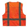 Large Surveyor's Safety Vest - Orange Colored - ANSI 107, Class 2 - TruForce