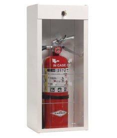 Small Clear Plastic Cover for FireTech Metal Fire Extinguisher Cabinets