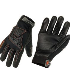 Pro Flex Anti-Vibration Jackhammer Work Gloves - Black