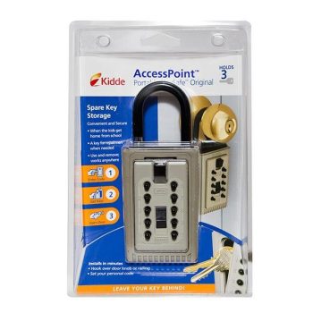 KeySafe™ Portable Titanium Push-Button Key Box