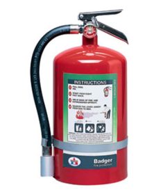 Badger™ Extra 11-Pound Halotron® I Extinguisher with Wall Hook