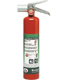 Badger™ Extra 2.5-Pound Halotron® I Extinguisher with Vehicle Bracket