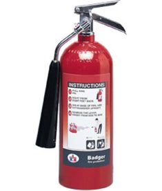 Badger™ Extra CO2 Extinguisher 5-Pound with Wall Hook