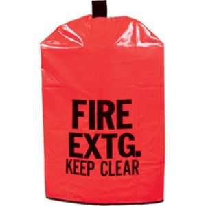 Red Fire Extinguisher Cover Reinforced Vinyl