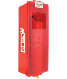 Brooks Mark II Jr Fire Extinguisher Cabinet - Red Indoor/Outdoor