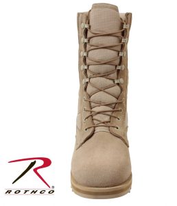 Wide Fit Ripple Sole Jungle Boots - Desert Tan - Rothco 5058