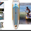 Stiffy Sup Stand Up Paddleboard with Hand Pump and Carrying Case