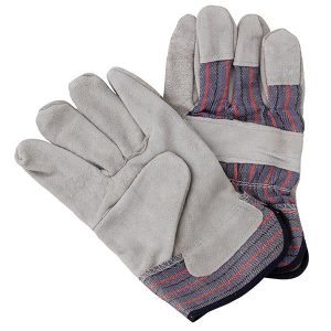 TruForce XL Split Leather Palm Work Gloves with Safety Cuffs - 1 Dozen Pairs